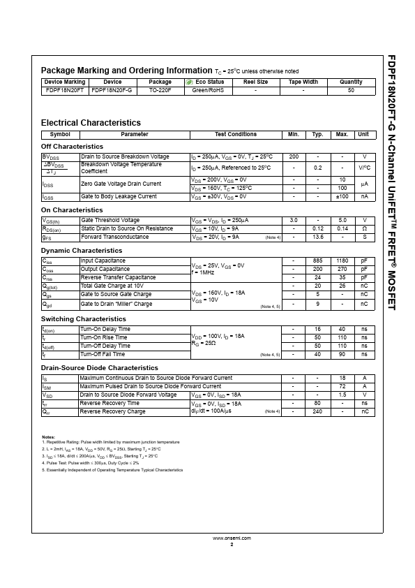 FDPF18N20FT-G