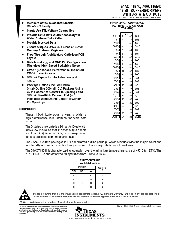 54ACT16540