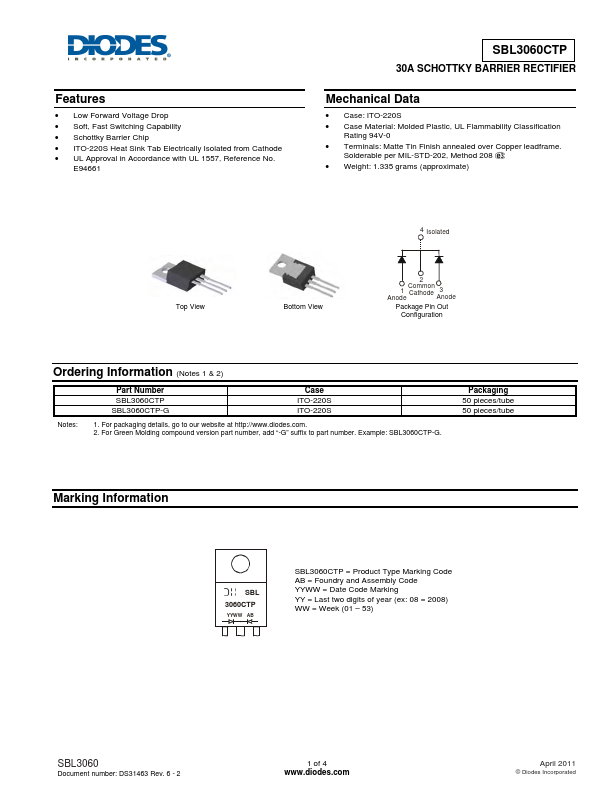 SBL3060CTP