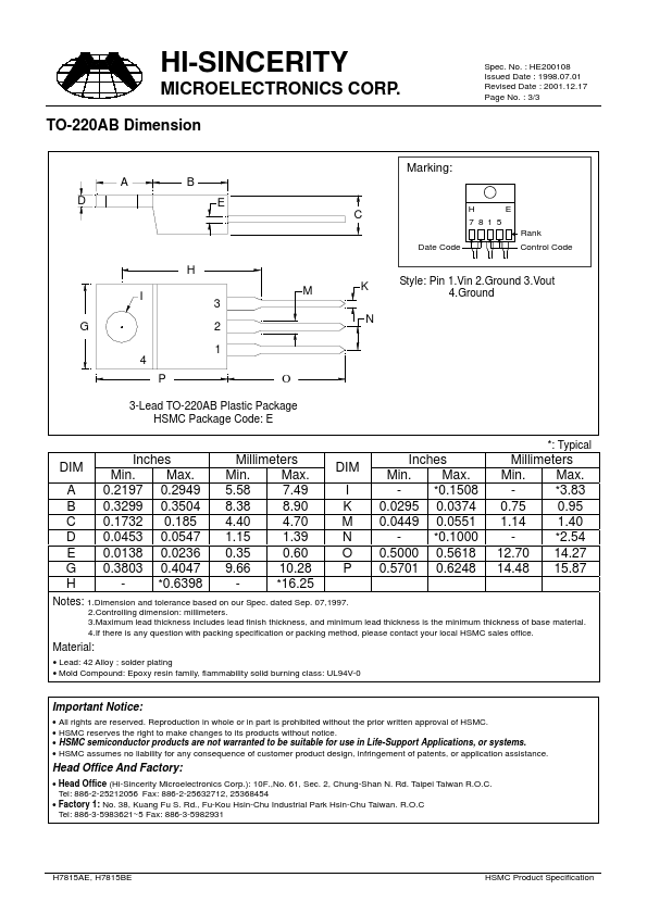 H7815AE