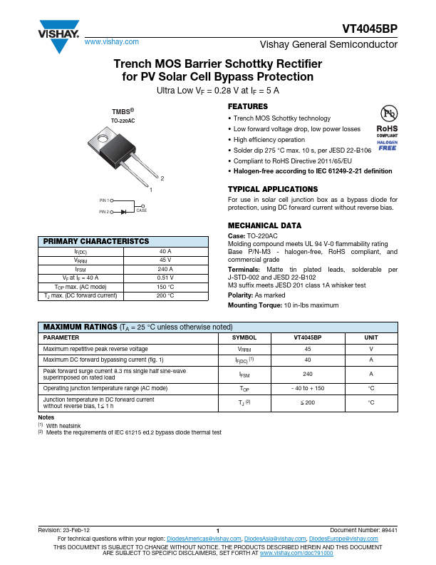 VT4045BP