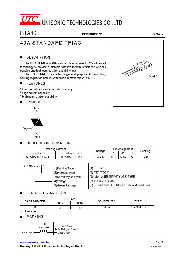 BTA40