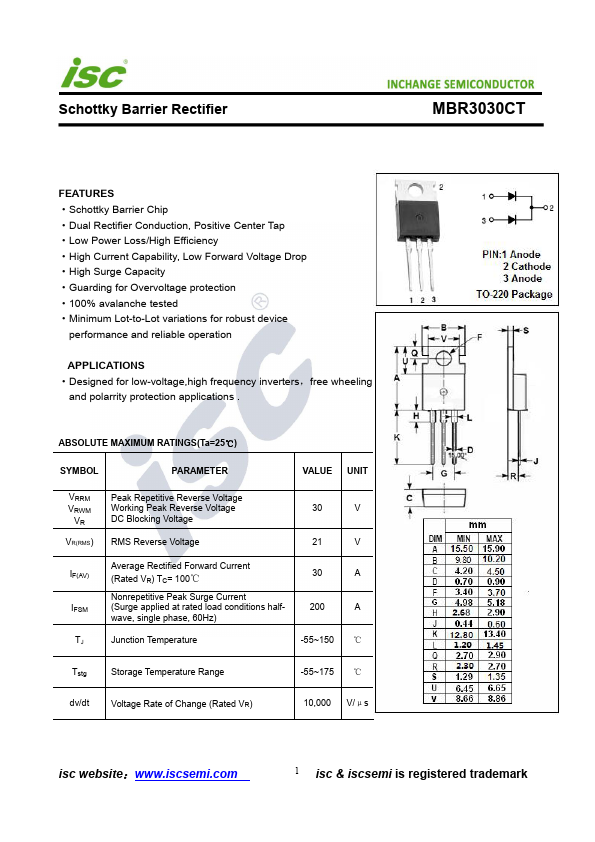 MBR3030CT