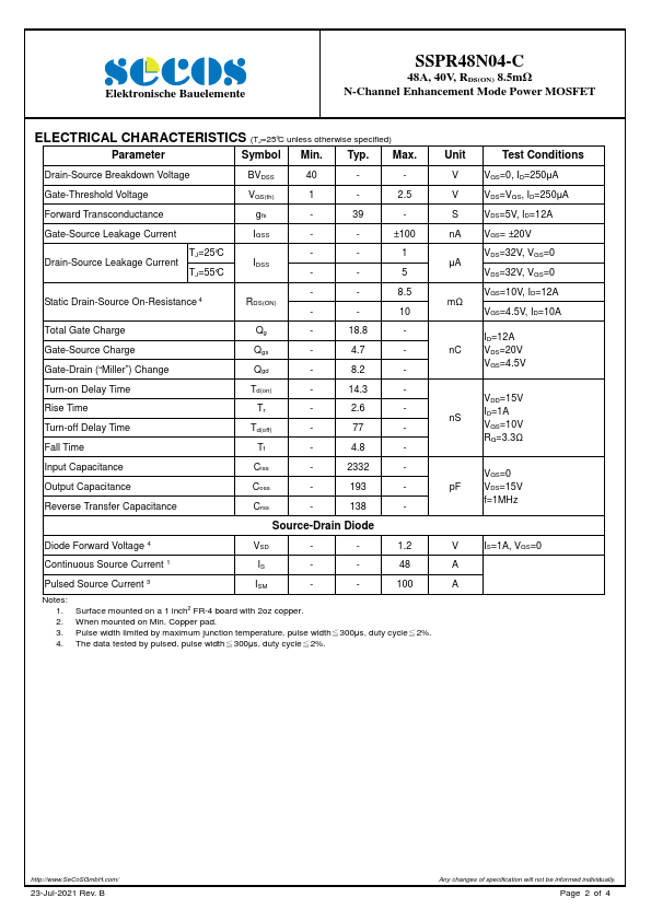 SSPR48N04-C