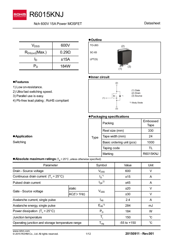 R6015KNJ