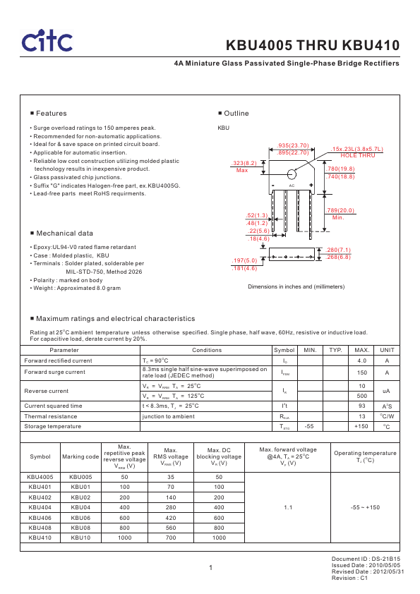 KBU4005