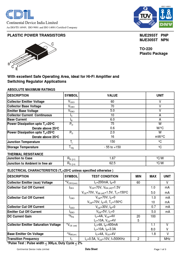 MJE2955T