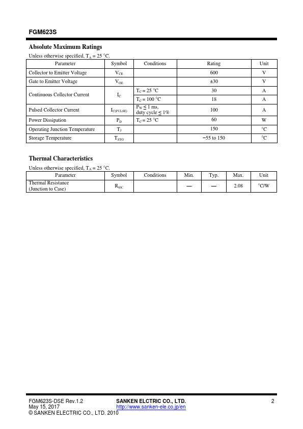 FGM623S