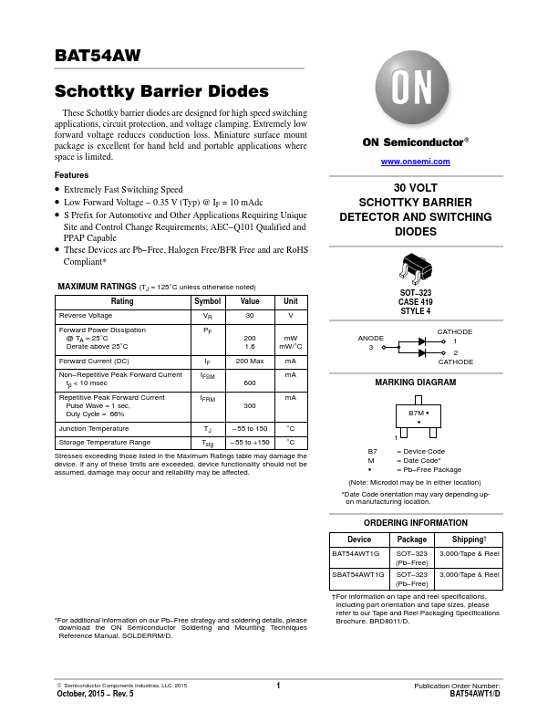 BAT54AW