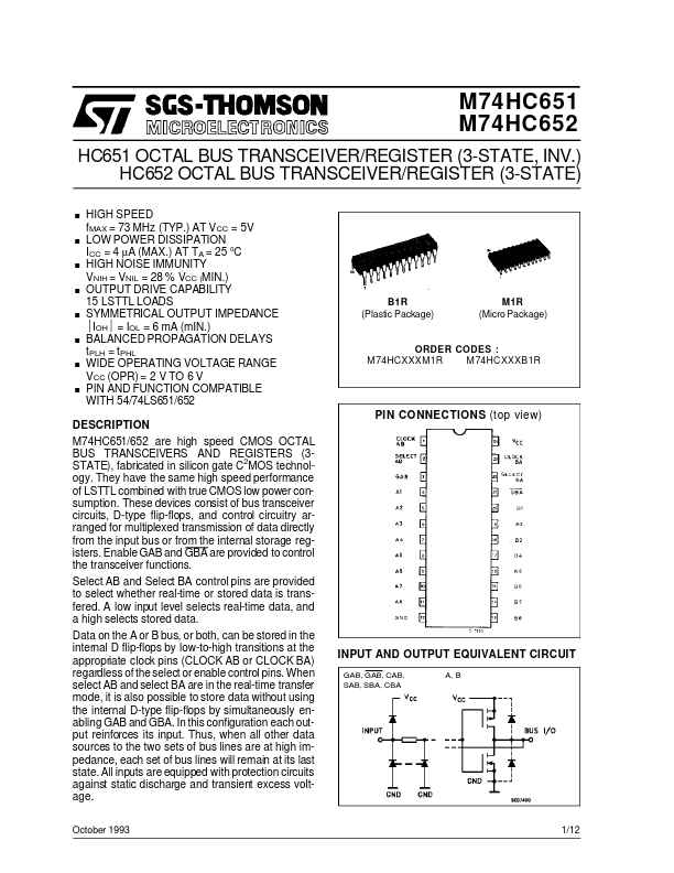 M74HC652