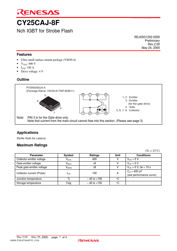 CY25CAJ-8F