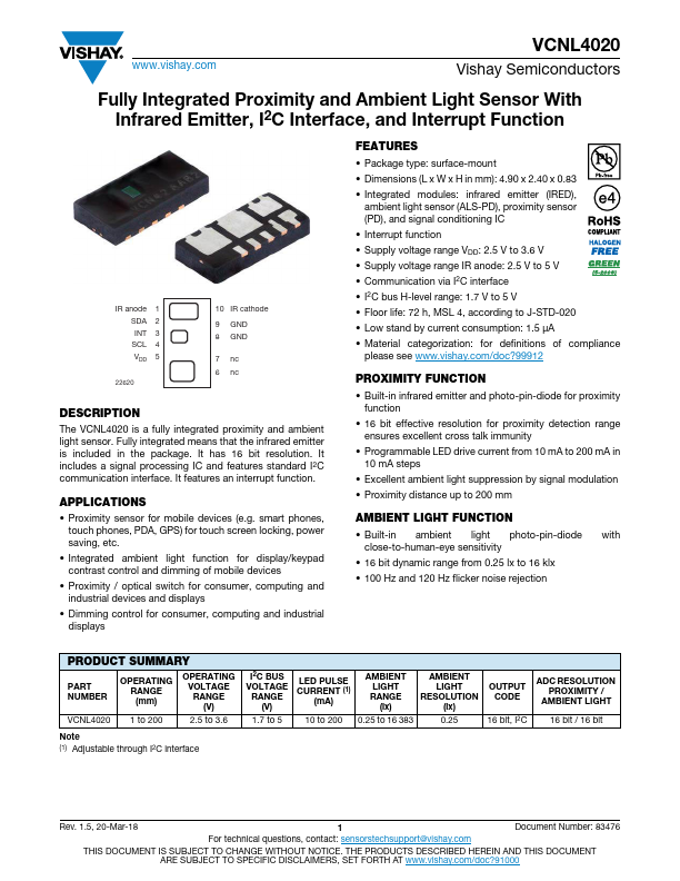 VCNL4020