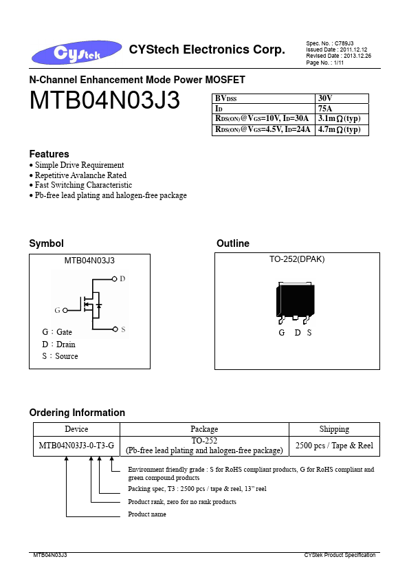 MTB04N03J3