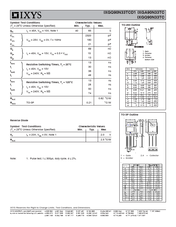 IXGQ90N33TCD1