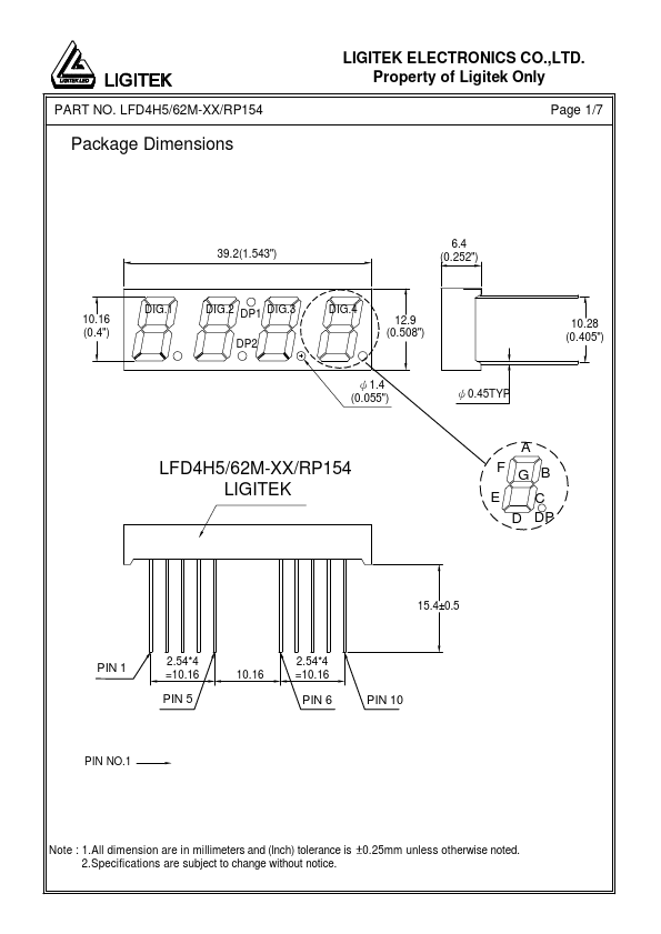 LFD4H5-62M-XX-RP154