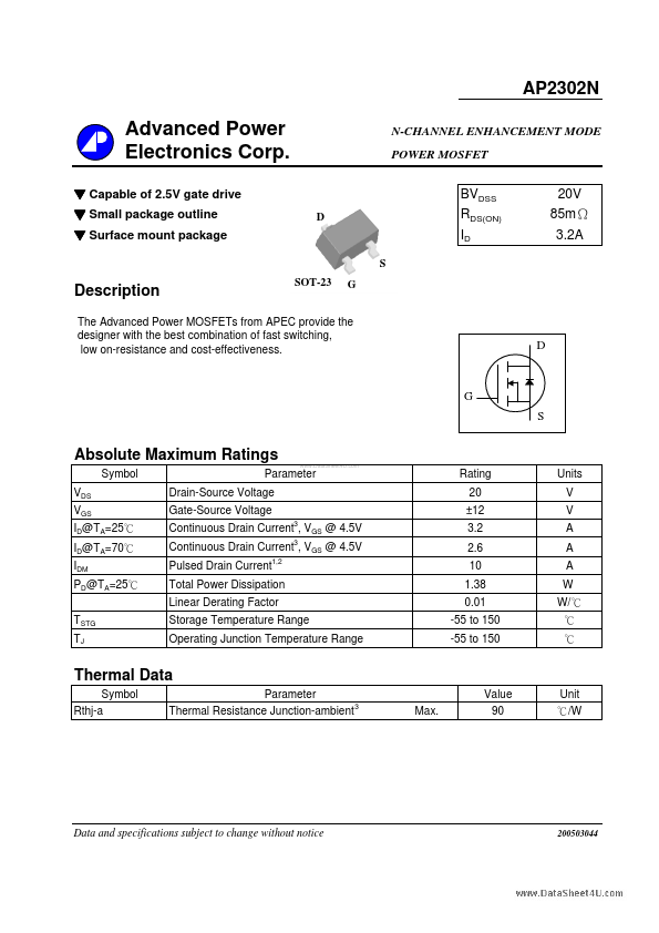 AP2302N