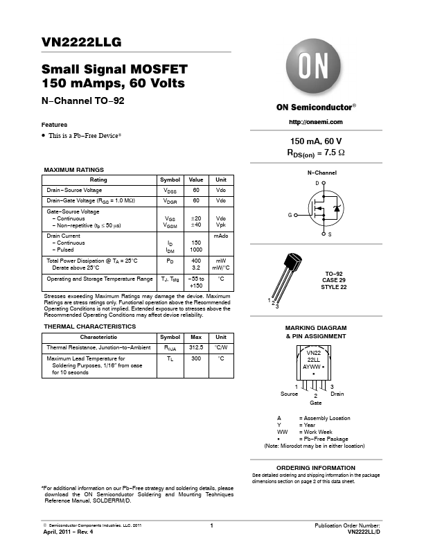 VN2222LLG