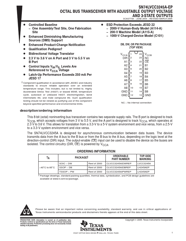 SN74LVCC3245A-EP