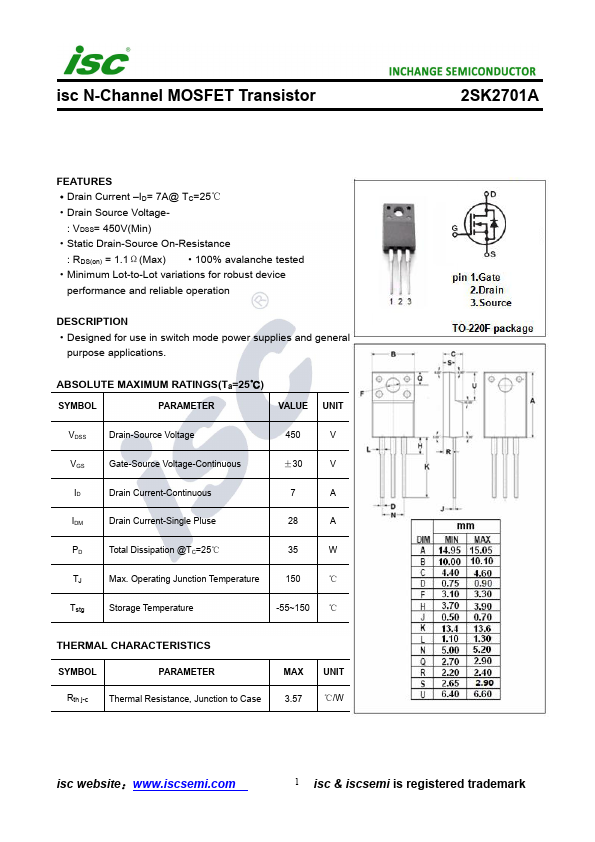 2SK2701A