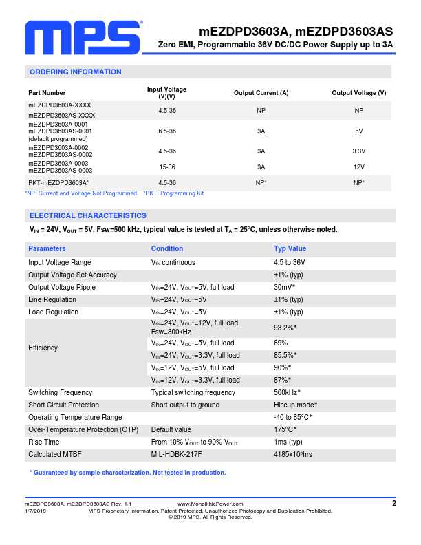 mEZDPD3603AS