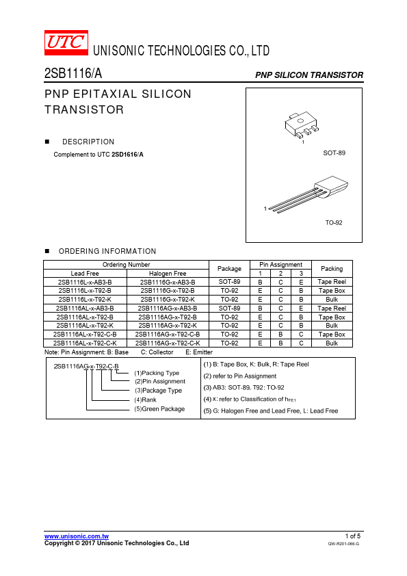 2SB1116