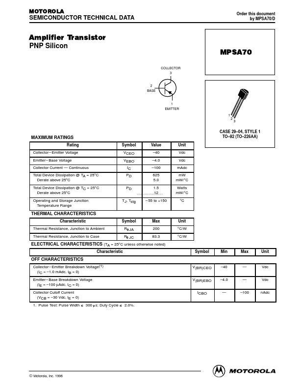 MPSA70