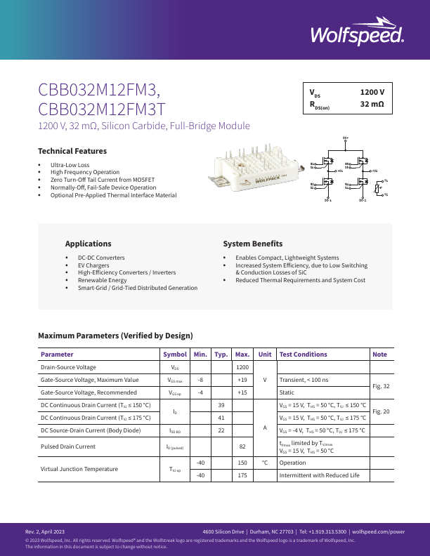 CBB032M12FM3