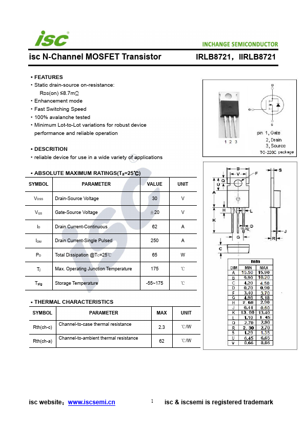 IRLB8721