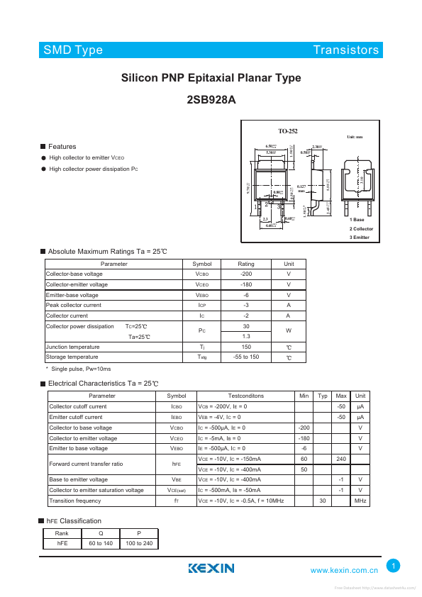 2SB928A