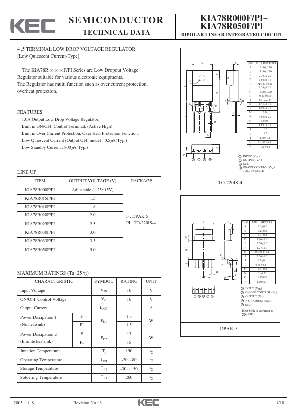 KIA78R015F