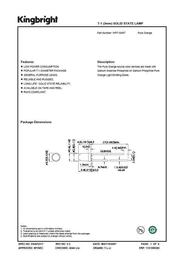 WP7104NT