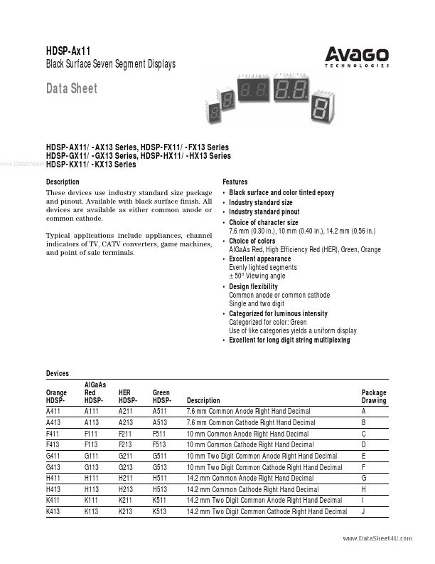 HDSP-Kx11