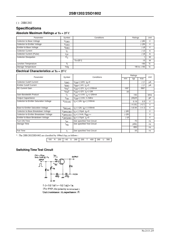 2SB1202