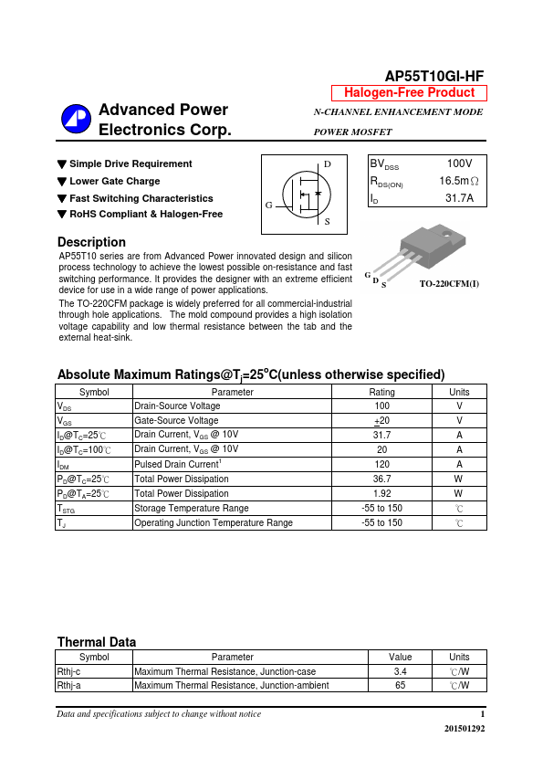 AP55T10GI-HF