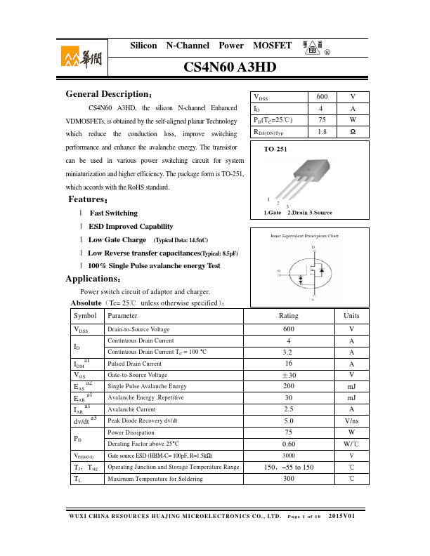 CS4N60A3HD