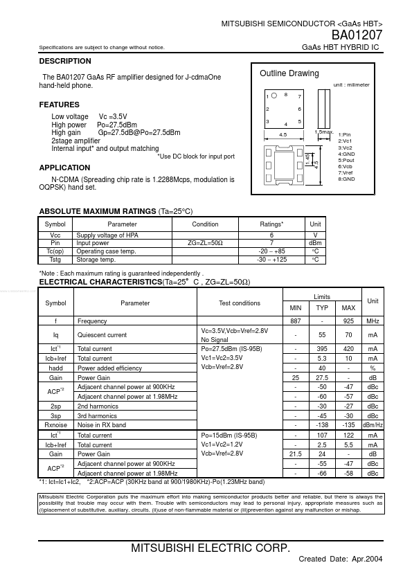 BA01207