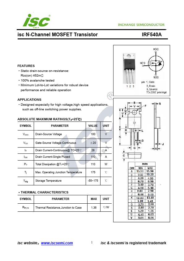 IRF540A