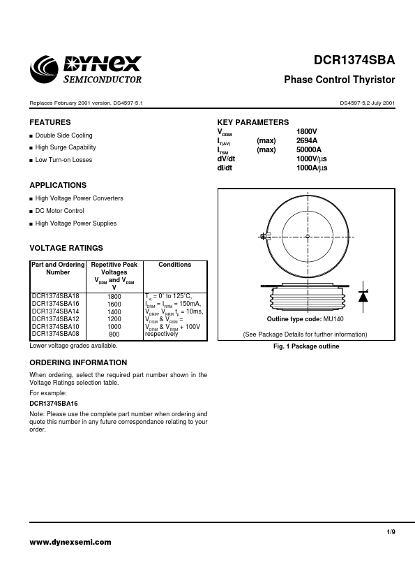 DCR1374SBA