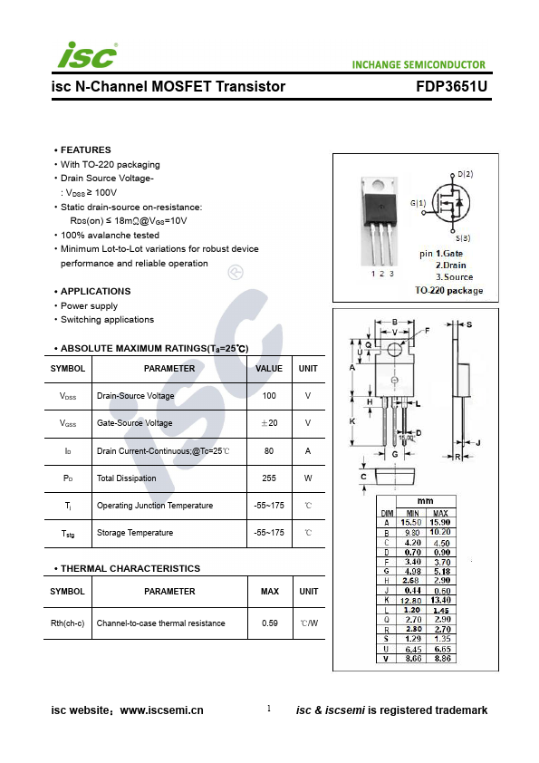 FDP3651U