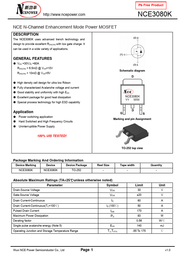 NCE3080K