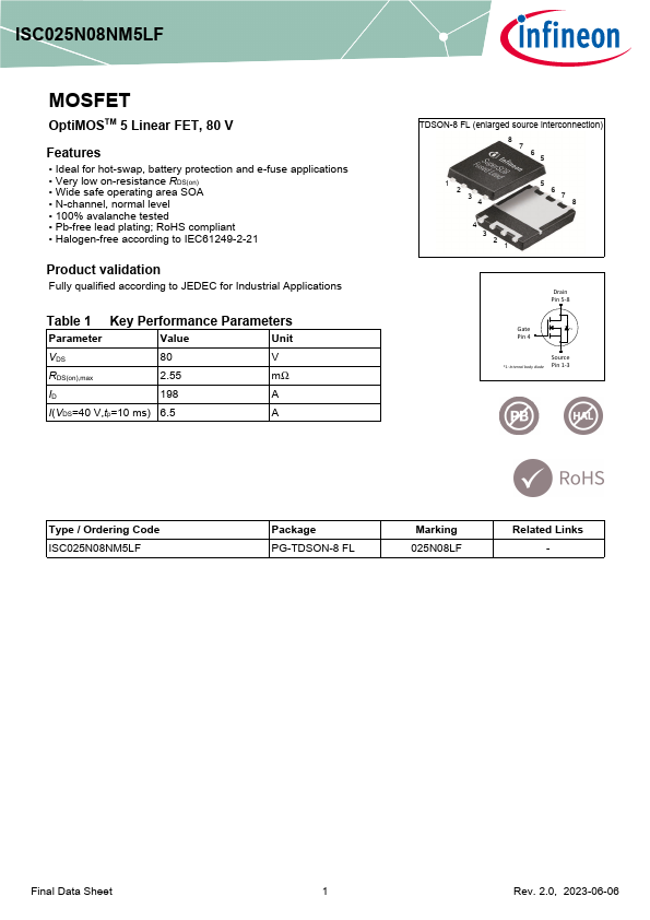 ISC025N08NM5LF