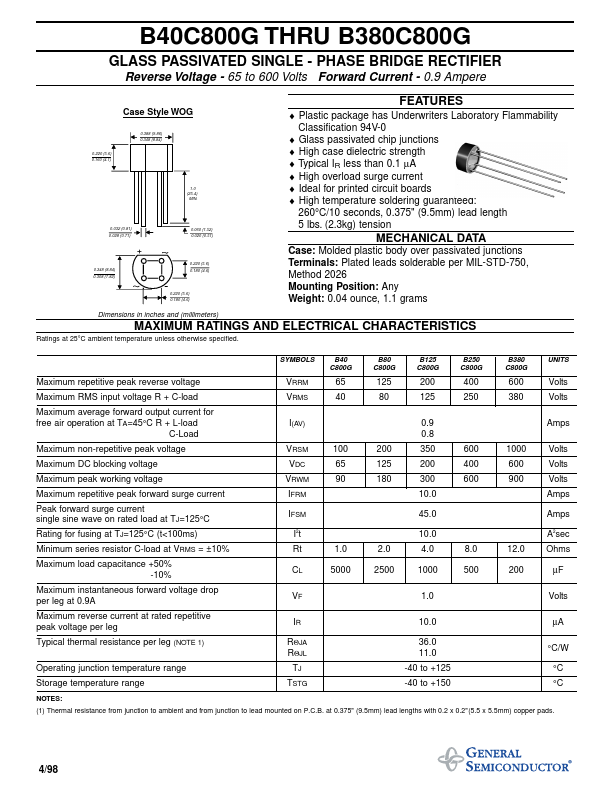 B125C800G