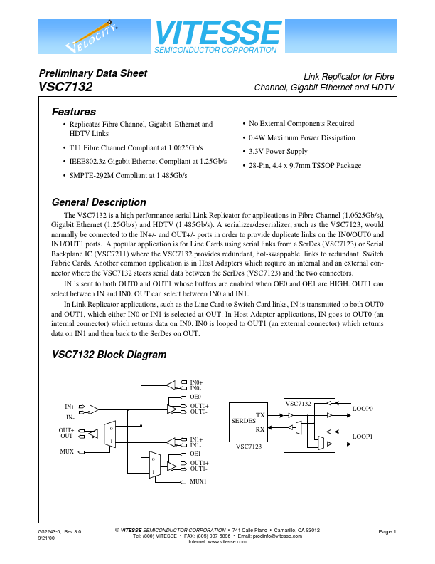 VSC7132