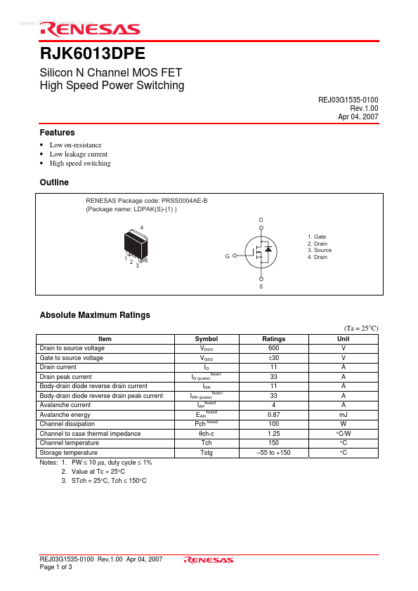 RJK6013DPE