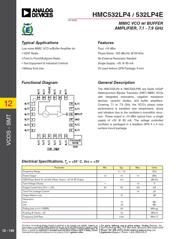 HMC532LP4E