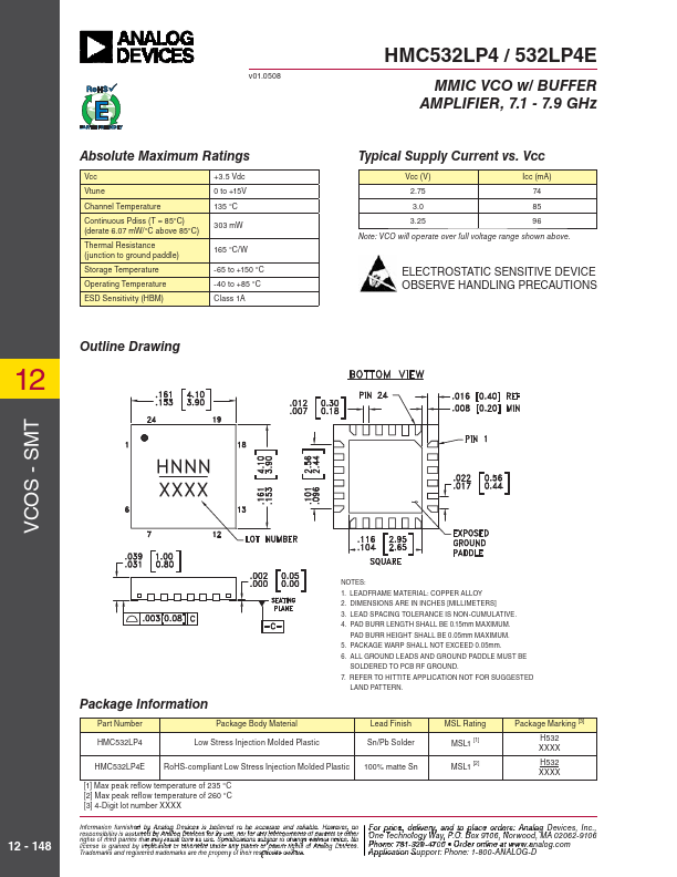 HMC532LP4E