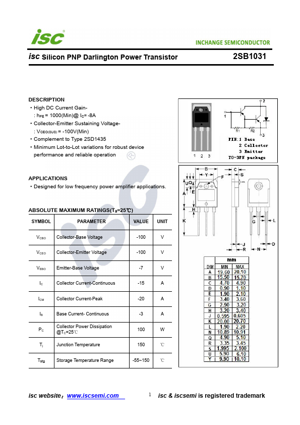 2SB1031