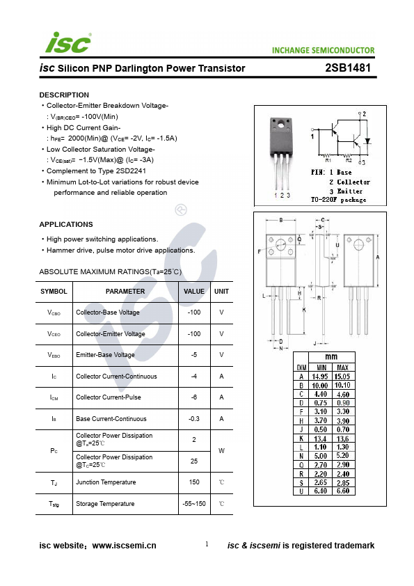 2SB1481