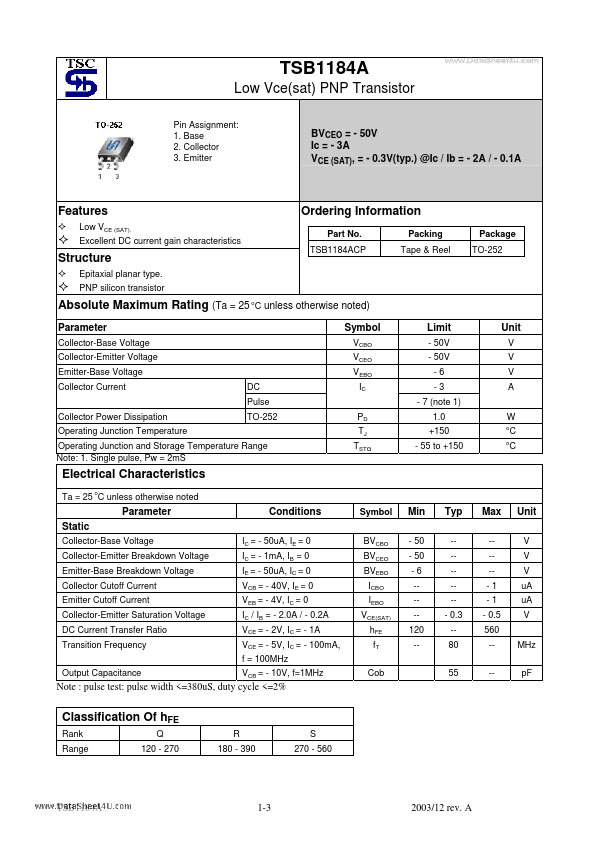 TSB1184A