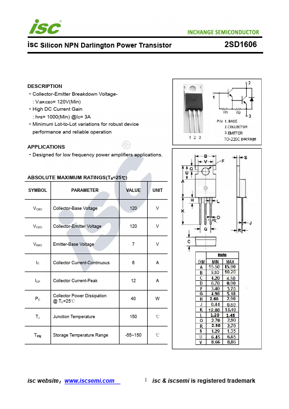 2SD1606